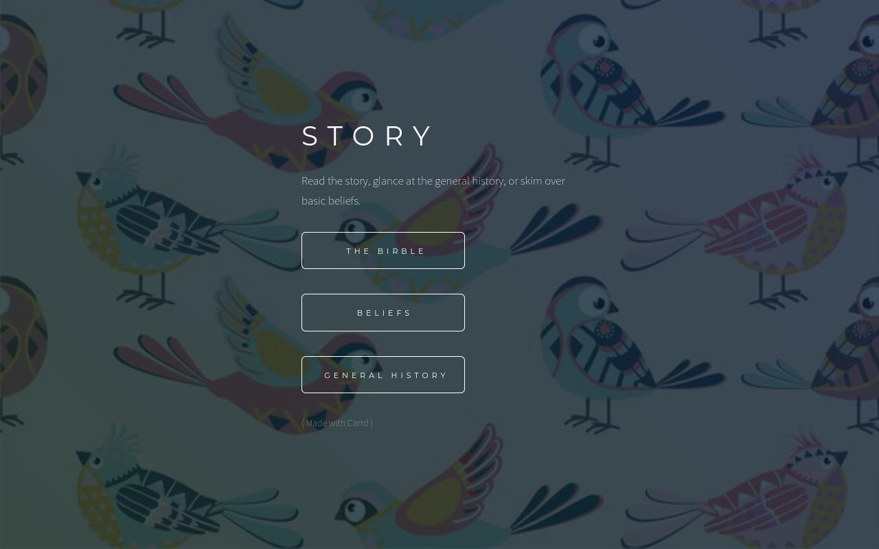 Carrd profile picture for @story